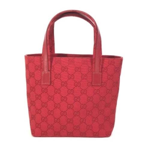 Pre-owned Canvas gucci-bags Gucci Vintage , Red , Dames