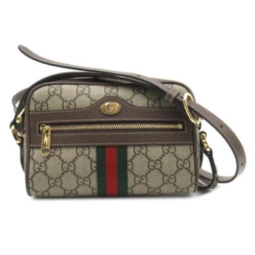 Pre-owned Canvas gucci-bags Gucci Vintage , Brown , Dames