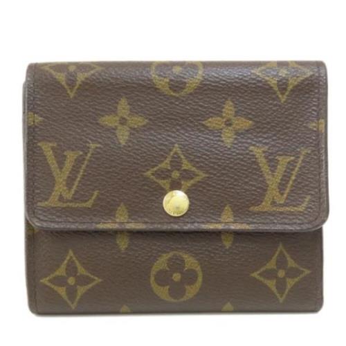 Pre-owned Canvas wallets Louis Vuitton Vintage , Brown , Dames