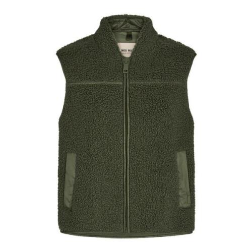 Teddy Vest Forest Night MOS Mosh , Green , Dames