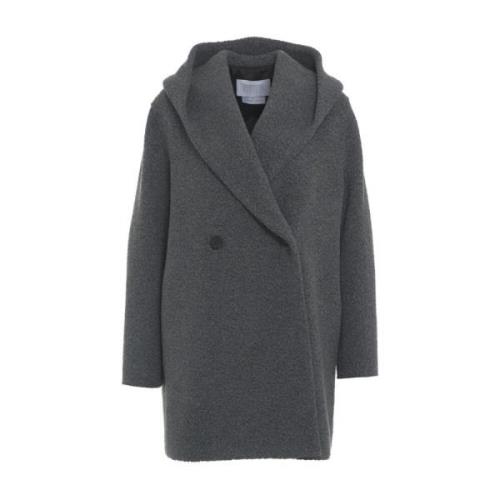 Grijze Jas Aw24 Stijlvolle Damesmode Harris Wharf London , Gray , Dame...