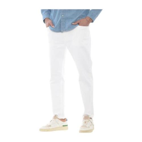 Witte Slim Jeans Roy Roger's , White , Heren