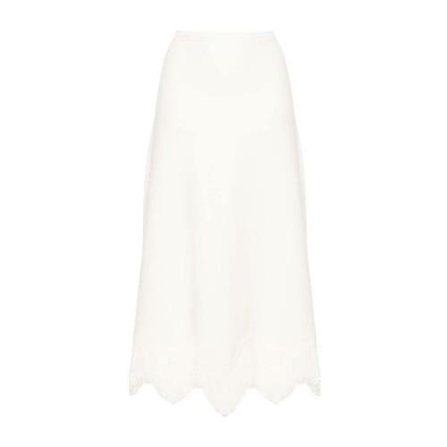 Midi Rok met Franjes Ulla Johnson , White , Dames