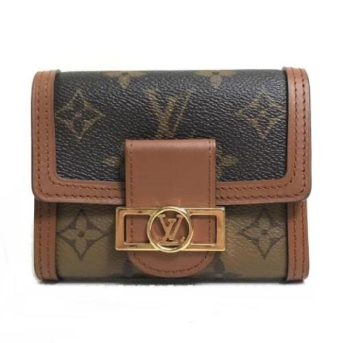 Pre-owned Leather wallets Louis Vuitton Vintage , Brown , Dames