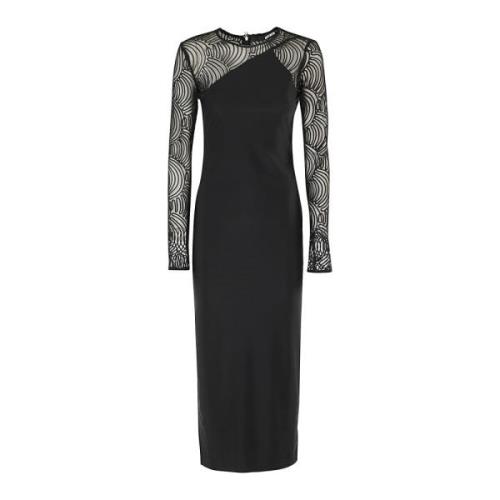 Elegante Maxi Jurk Rotate Birger Christensen , Black , Dames