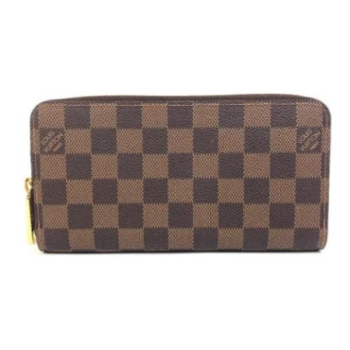 Pre-owned Canvas wallets Louis Vuitton Vintage , Brown , Dames