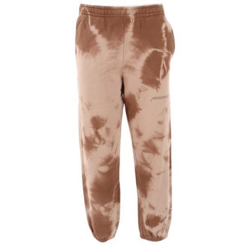 Casual katoenen sweatpants in hazelnoot Hinnominate , Brown , Heren