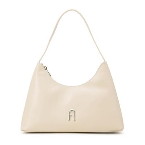 Elegante Schoudertas Furla , Beige , Dames