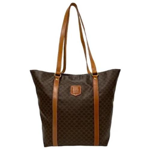 Pre-owned Canvas totes Celine Vintage , Brown , Dames