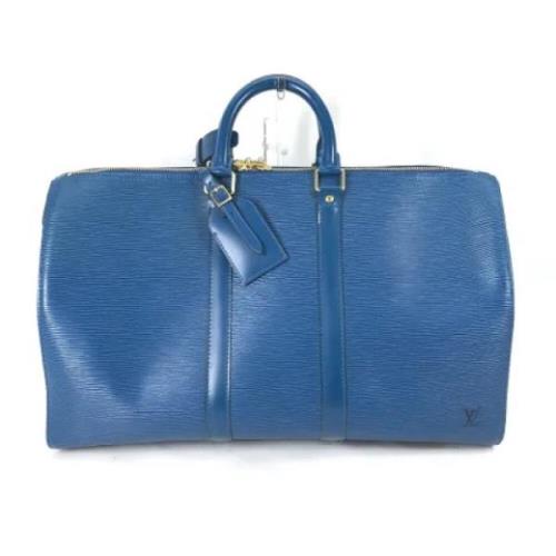 Pre-owned Leather louis-vuitton-bags Louis Vuitton Vintage , Blue , Da...