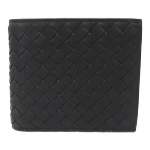 Pre-owned Leather wallets Bottega Veneta Vintage , Black , Unisex