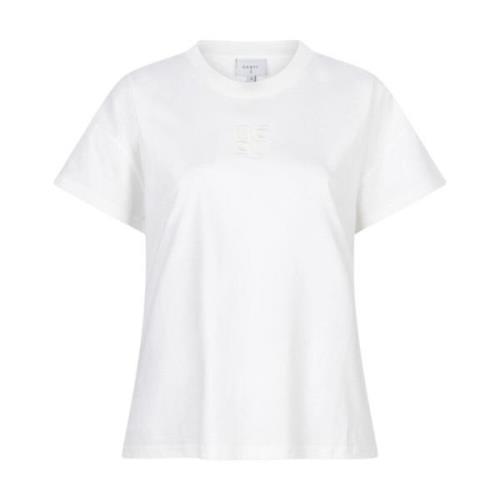 Casual Logo Tee in Melkwit Dante 6 , White , Dames