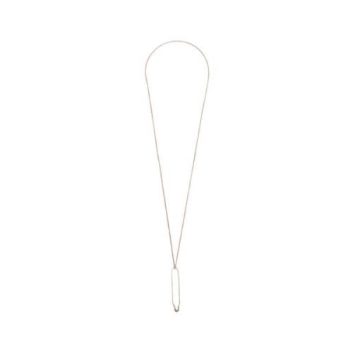 Zilveren Ketting Pin Charme Clip Kraag Boris Bidjan Saberi , Gray , He...