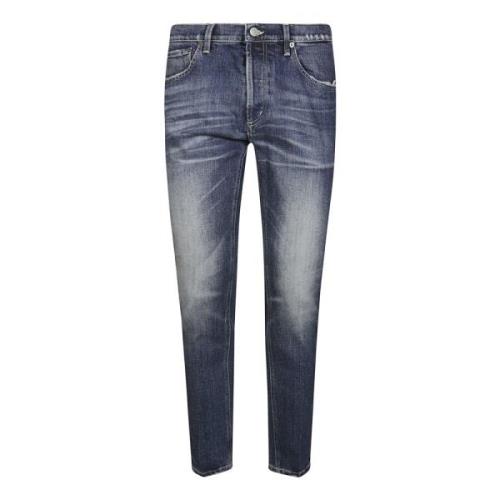 Brighton Gewassen Jeans Dondup , Blue , Heren