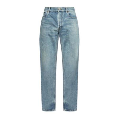 Versleten jeans Saint Laurent , Blue , Heren