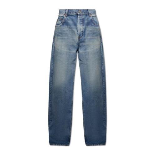 Jeans met rechte pijpen Saint Laurent , Blue , Heren