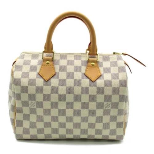 Pre-owned Canvas louis-vuitton-bags Louis Vuitton Vintage , Beige , Da...