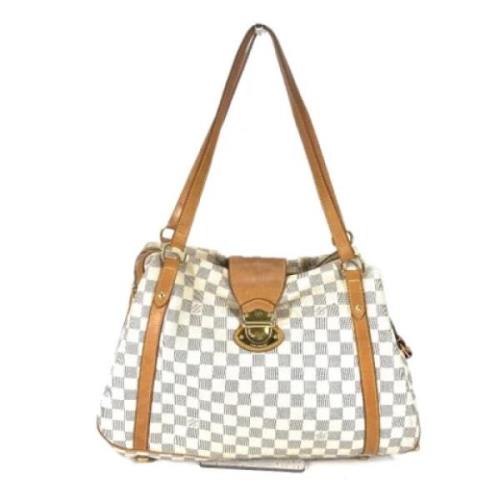 Pre-owned Fabric louis-vuitton-bags Louis Vuitton Vintage , Beige , Da...