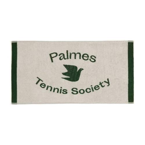 Sporty Tennis Towel Palmes , White , Unisex