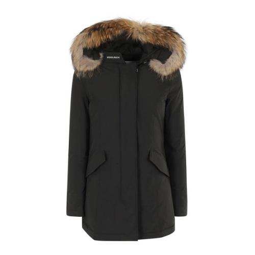 Arctische wasbeer parka Woolrich , Black , Dames