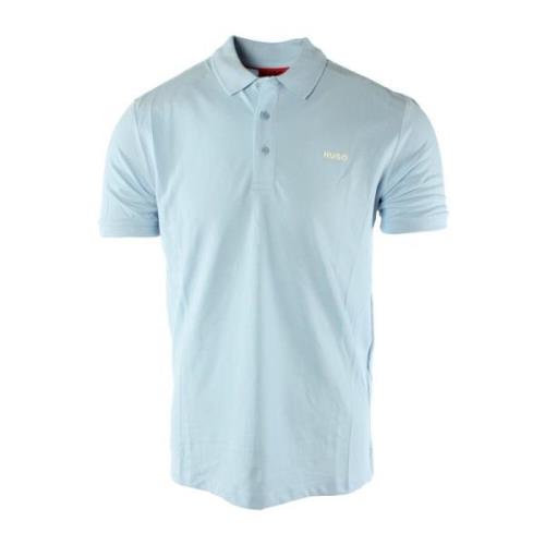 Blauw Katoenen Polo Shirt Regular Fit Hugo Boss , Blue , Heren