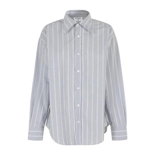 Chambray Overhemd Filippa K , Gray , Dames