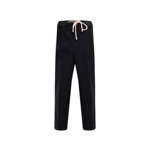 Plooivoorkant broek Palm Angels , Black , Heren