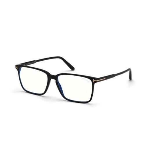 Mode Bril Zwarte Frame Tom Ford , Black , Heren