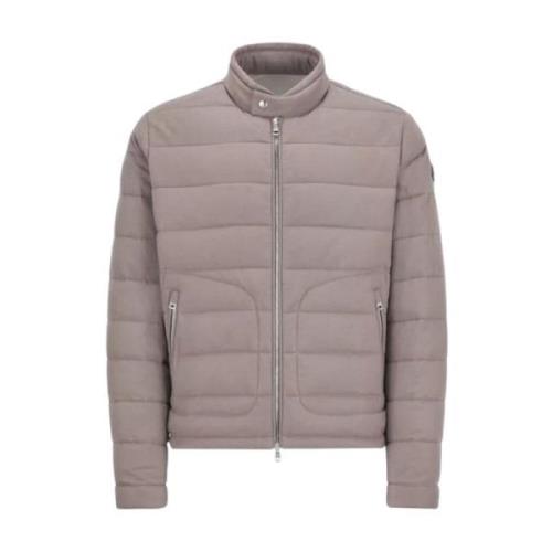 Korte Donsjas Beige Moncler , Brown , Heren