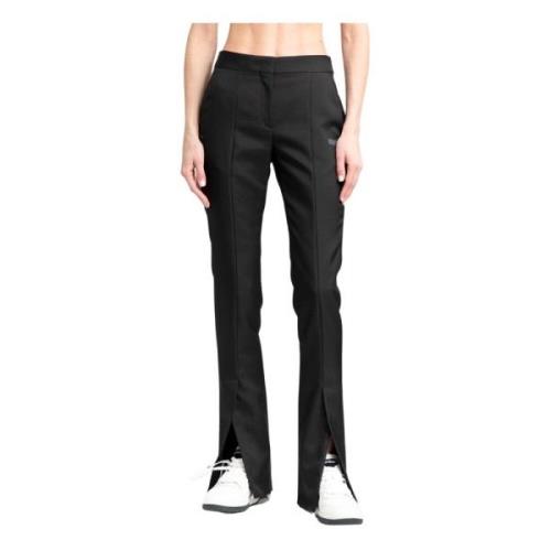 Slimme Corporate Tech Zwarte Broek Off White , Black , Dames