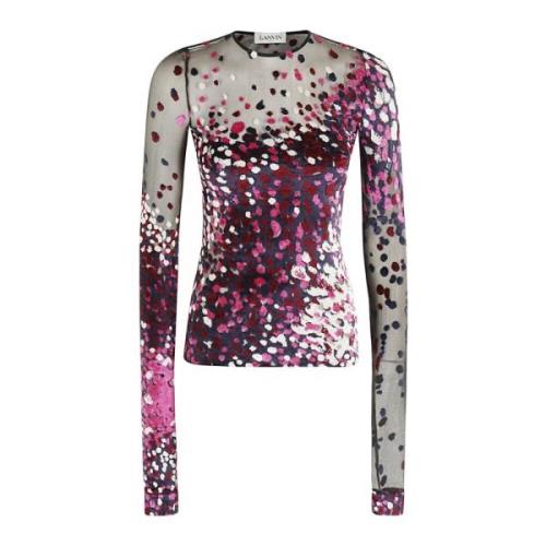 Elegante Longsleeve Top Lanvin , Multicolor , Dames