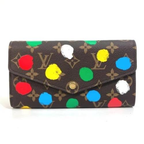 Pre-owned Canvas wallets Louis Vuitton Vintage , Brown , Dames