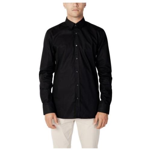 Overhemd Hugo Boss , Black , Heren