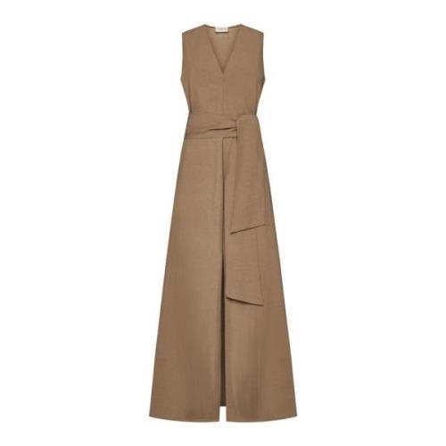 Elegante Jurken Collectie Blanca Vita , Brown , Dames