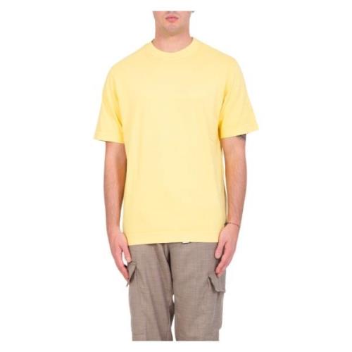 Geverfde Jersey Tee Circolo 1901 , Yellow , Heren