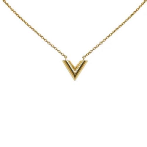 Pre-owned Yellow Gold necklaces Louis Vuitton Vintage , Yellow , Dames