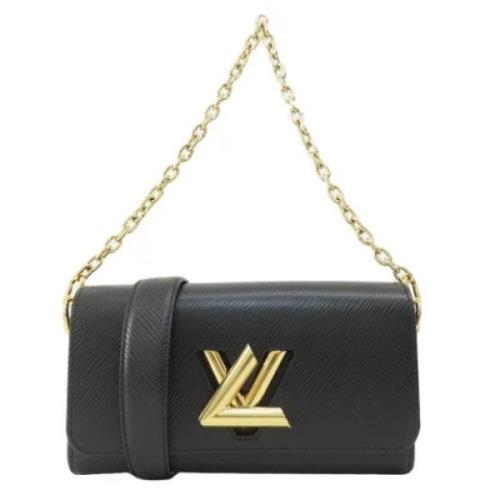 Pre-owned Leather louis-vuitton-bags Louis Vuitton Vintage , Black , D...