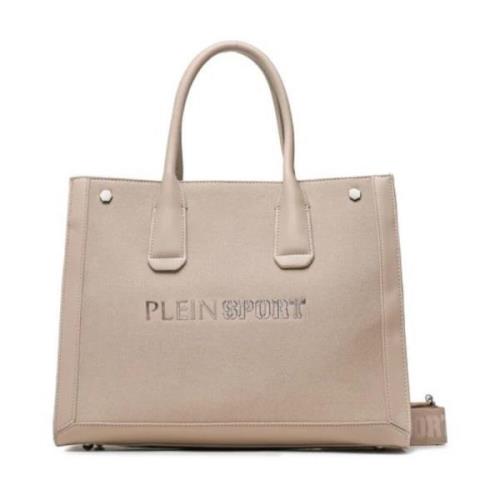 Zandkleurige Tas - Herfst/Winter Collectie Plein Sport , Beige , Dames