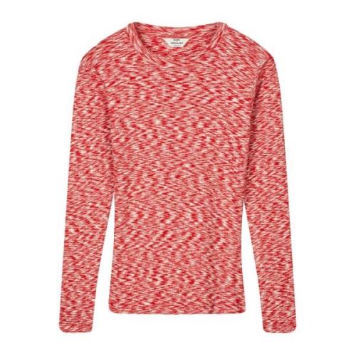 Katoenen Space Tuba Blouse Multi Rood Mads Nørgaard , Red , Dames