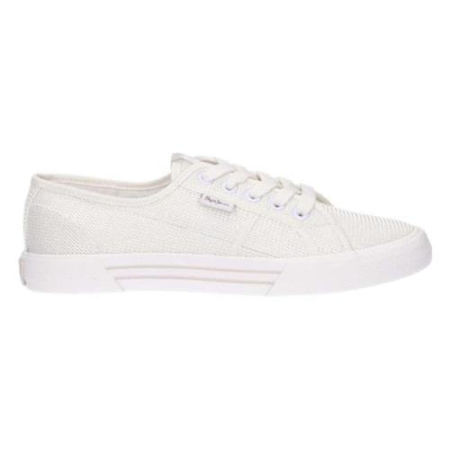 Brady Sneakers Pepe Jeans , White , Dames