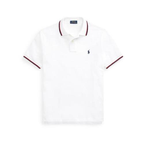 Witte Polo Shirt met Pony Logo Ralph Lauren , White , Heren