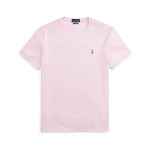 Stijlvol T-shirt voor mannen Ralph Lauren , Pink , Heren