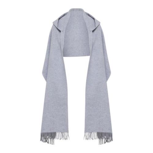 Lichtgrijs Sjaal Elegant Stijl Brunello Cucinelli , Gray , Dames