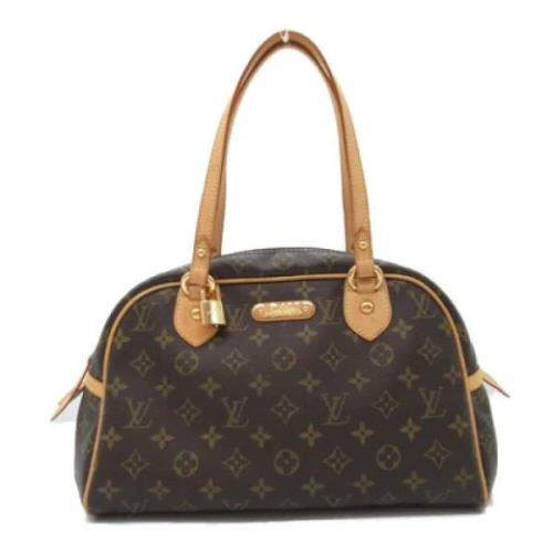 Pre-owned Canvas louis-vuitton-bags Louis Vuitton Vintage , Brown , Da...