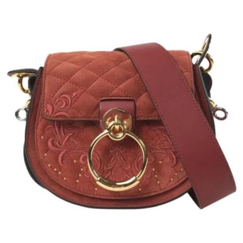 Pre-owned Suede crossbody-bags Chloé Pre-owned , Brown , Dames