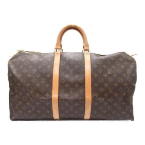 Pre-owned Canvas louis-vuitton-bags Louis Vuitton Vintage , Brown , Da...