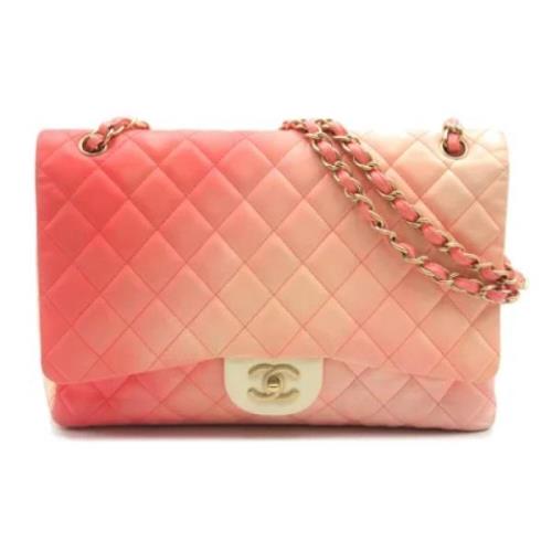 Pre-owned Leather shoulder-bags Chanel Vintage , Pink , Dames