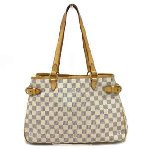 Pre-owned Canvas louis-vuitton-bags Louis Vuitton Vintage , White , Da...