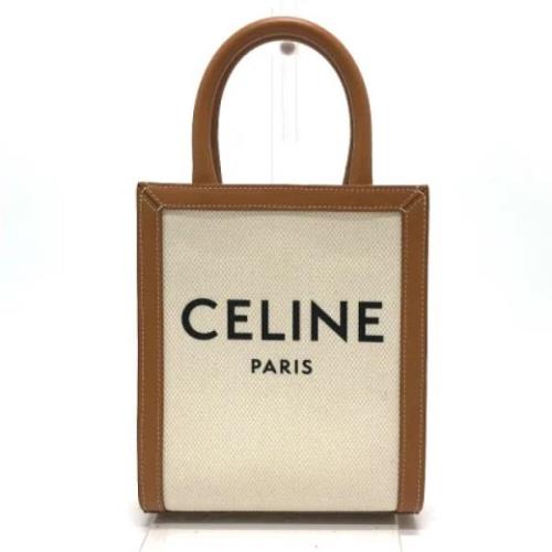 Pre-owned Fabric shoulder-bags Celine Vintage , Beige , Dames