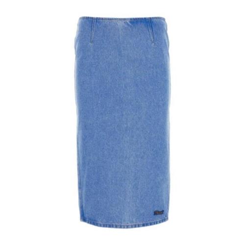 Stijlvolle Denim Rok Marni , Blue , Dames